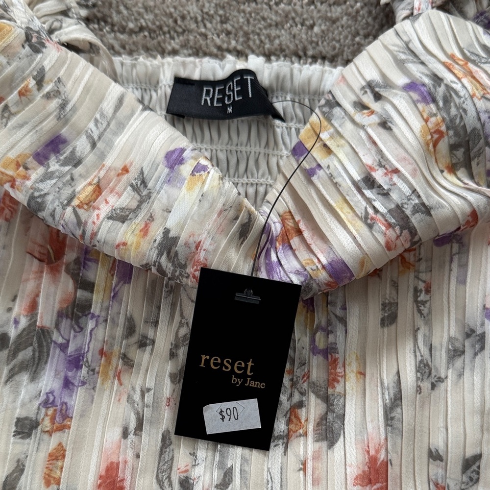 Floral Ruffle Midi Dress - Picture 5 of 5